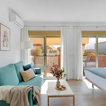 Modern Beach Apartment Romana Playa 723 In Marbella, Elviria Exterior photo